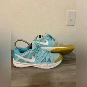 Nike Air Vapor Advantage Light Blue Sneakers,Performance Running Shoes,Size 8